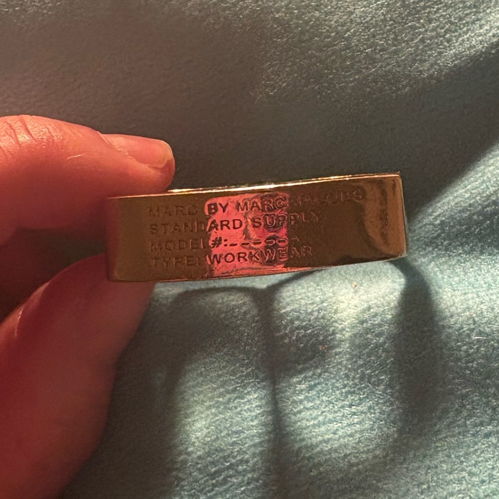Marc by Marc Jacobs Gold-Tone-STANDARD SUPPLY LINE, Double Finger-Ring, RARE - Picture 15 of 15